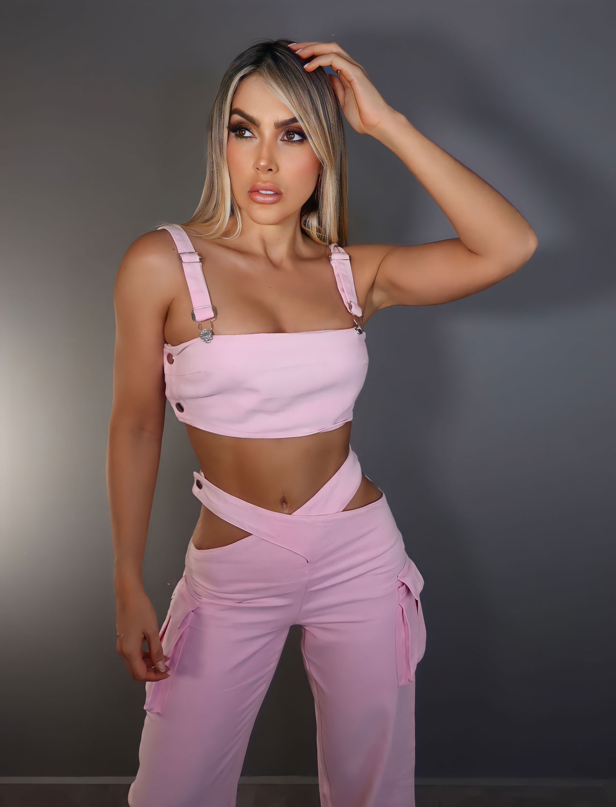 Pink Set Denim